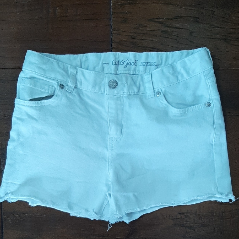 Cat & Jack Women's Light Wash Jean Shorts